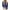 Dark Blue, variant on CFLVAEK Womens Casual Office Shirts Plus Size 3/4 Sleeve Front Double Pocket Blouses Dressy Button Down Linen Cotton Shirt Lightweight Solid V Neck Working Blouses for Ladies