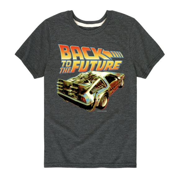 Back To The Future - DeLorean Time Machine - Toddler & Youth Short Sleeve Graphic T-Shirt