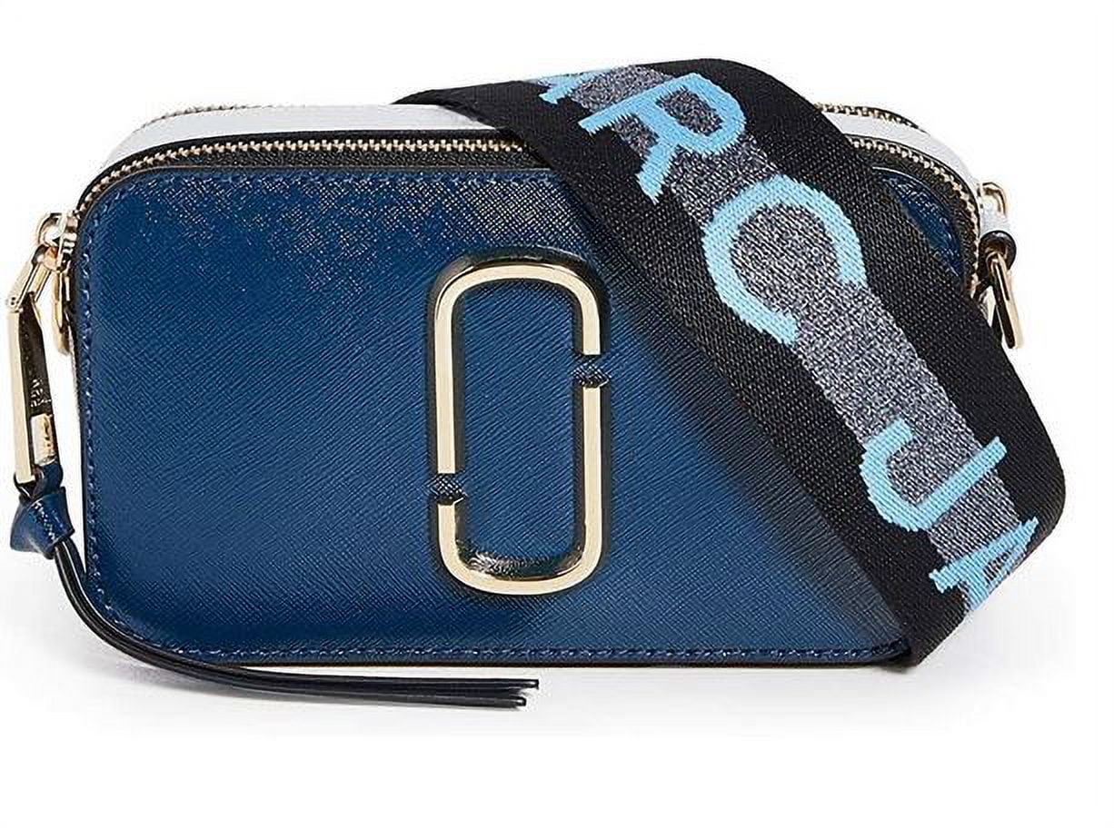 Marc Jacobs Snapshot camera bag Blue Leather ref.602381 - Joli Closet