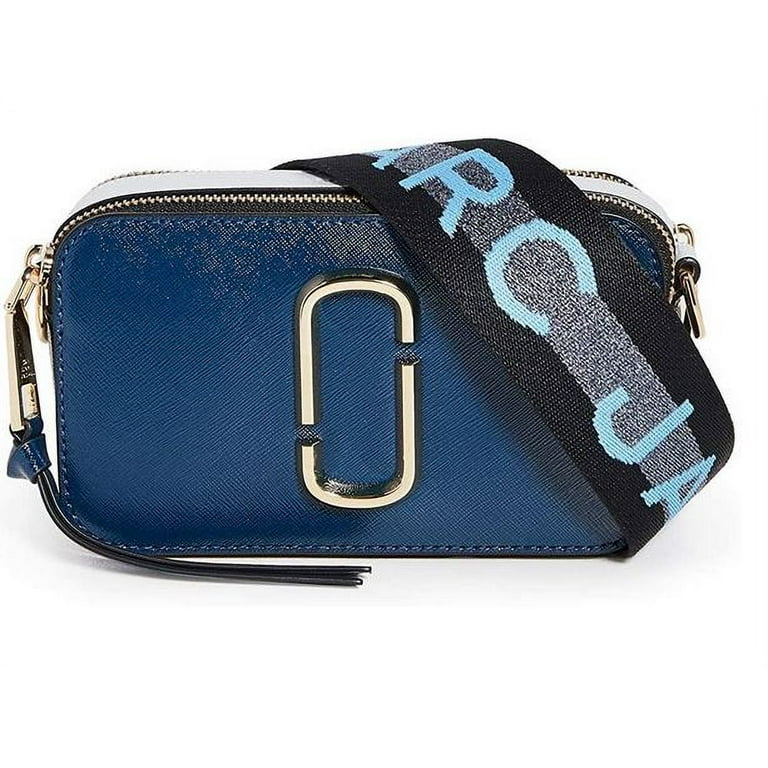 Marc Jacobs Grey And Blue Snapshot Bag