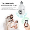 thumbnail image 6 of Oggfader Light Bulb Camera Cameras Source 10x Zoom HD 1080p With E27 Lamp Wide Voltage Adaptation 2.4G Wifi Camera, 6 of 9