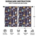 thumbnail image 2 of Blackout Kids Curtains,Colorful Halloween Pattern Childrens Insulated Curtains Set Of 2,Bedroom Essentials,Toddler Room Decor 42"x63", 2 of 5