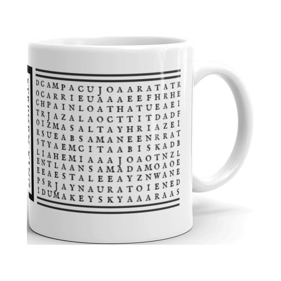 Stephen King | Word Find Mug 11 oz ceramic