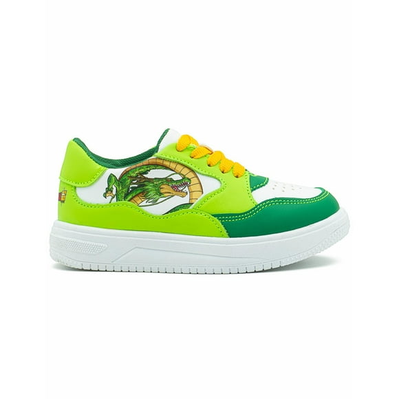 Tenis para Niño Karsten Dragon Ball Z Shenlong Cómodo Ligero Verde 15.5