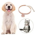 thumbnail image 2 of Dog Three Rhinestone Small Footprints Necklace Pet Necklace In Adjustable Sizes Small Medium And Large For Boy And Girl Dogs Puller Snap Science Diet Large Breed Puppy Can Bow Tie for Dogs Adult Dog, 2 of 4