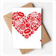 thumbnail image 1 of Valentine's Day Red Heart Rose Love Greeting Cards You are Invited Invitations, 1 of 3
