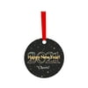 Toteaglile 2021 New Year Wishes PVC Pendant Home Christmas Tree Decoration
