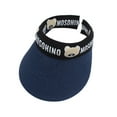 thumbnail image 3 of Sombrero para el sol para niños, ala ancha, sombrero de copa vacía, protección solar, sombreros para niñas, sombreros bonitos Sombrero de Paja Azul, 3 of 8