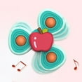 thumbnail image 3 of Interesante taza de succión de de bebé que gira la parte de Sucker juguete fruta giratorio molino giratorio niños manzana, 3 of 7