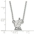 thumbnail image 2 of 925 Sterling Silver Rh-plated LogoArt Alpha Sigma Alpha XS Pend With Necklace; for Adults and Teens; for Women and Men, 2 of 2
