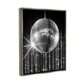 thumbnail image 4 of Stupell Industries Black Disco Ball Literature & Flim Photography Gray Floater Framed Canvas Art Print Wall Art, 17 x 21, 4 of 10
