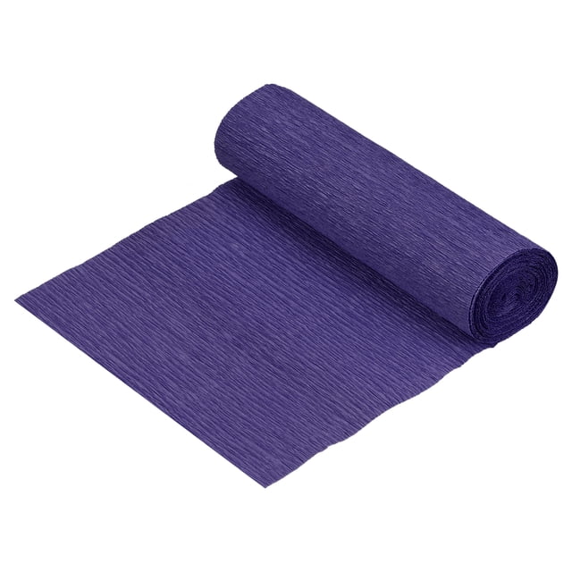 Unique Bargains Rouleau de Papier Crêpe Décoration 8.2 Pieds de Long 5.9 Pouces de Large, Bleu Foncé Lot de 3