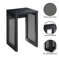 thumbnail image 5 of Convenience Concepts Northfield Weave End Table, Black, 5 of 7