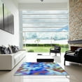 thumbnail image 6 of Ahgly Company Indoor Rectangle Patterned Very Peri Purple Area Rugs, 6' x 9', 6 of 6