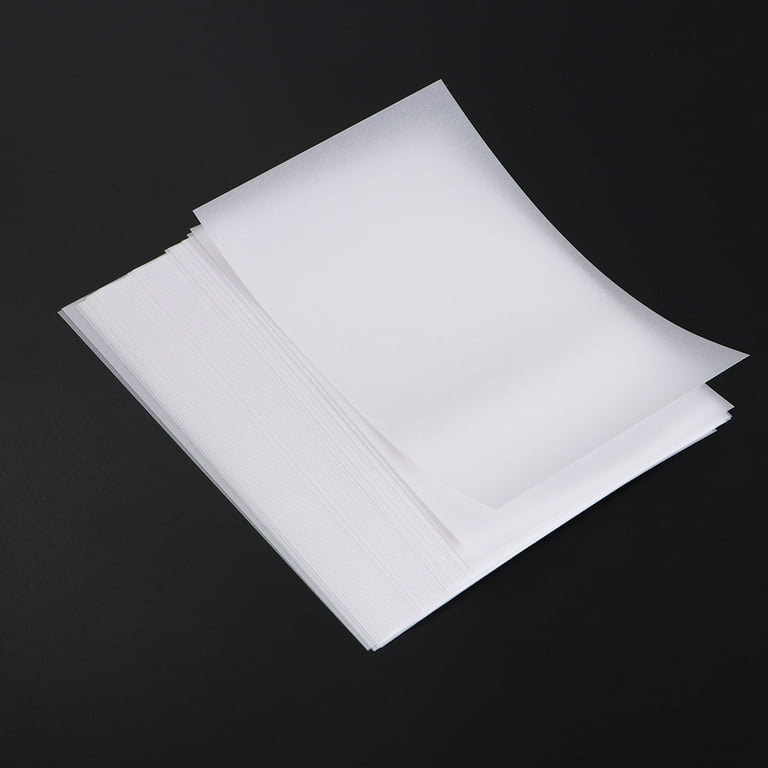 STOBOK 100 Sheets Copy Transparent Paper Vellum Paper Drawing Paper  Translucent Clear Paper Sketching Paper Watercolor Paper White Tissue Paper