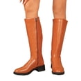 thumbnail image 6 of Willtoo Womens Knee High Boots, Round Toe Low Block Heel Tall Boots, Side Zipper Non Slip Casual Walking Shoes Smooth Upper Fashion Fall Winter Boots, 6 of 6