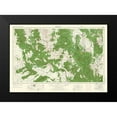 thumbnail image 2 of USGS 24x18 Black Modern Framed Museum Art Print Titled - Prescott Arizona Quad - USGS 1954, 2 of 5