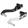 thumbnail image 4 of SWETRACE 2pcs Hand Gear Shifter Lever Aluminium Alloy Silver Motorcycle Style, 4 of 8