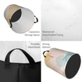 thumbnail image 5 of YFYANG Waterproof Laundry Hamper, Interesting Line Geometry Laundry Basket Oxford Fabric with Handle Foldable, S, 5 of 8