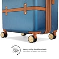 thumbnail image 4 of BADGLEY MISCHKA Grace 3 Piece Expandable Retro Luggage Set - Navy, 4 of 5