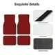 thumbnail image 4 of Fotbe Maroon Juego de 4 Tapetes para Auto con Estampado – Alfombrillas de Goma Reforzada, Diseño Antideslizante, Protección para Todo el Año – Vehículos, Autos, Camionetas y SUVs, 4 of 7
