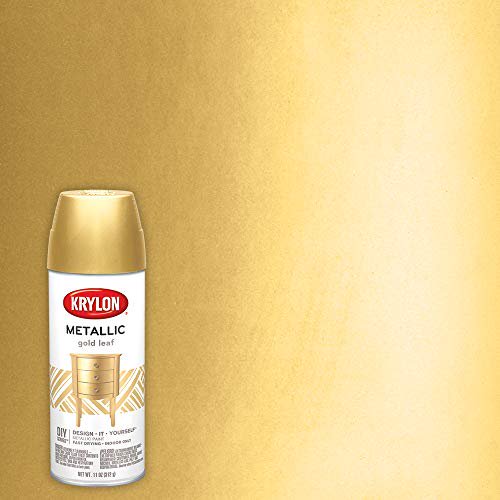 Krylon K02201007 11 oz Spray Paint, Metallic Gold Leaf
