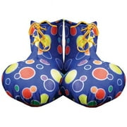 Dress Up America 624A-B Adult Blue Clown Shoe Covers