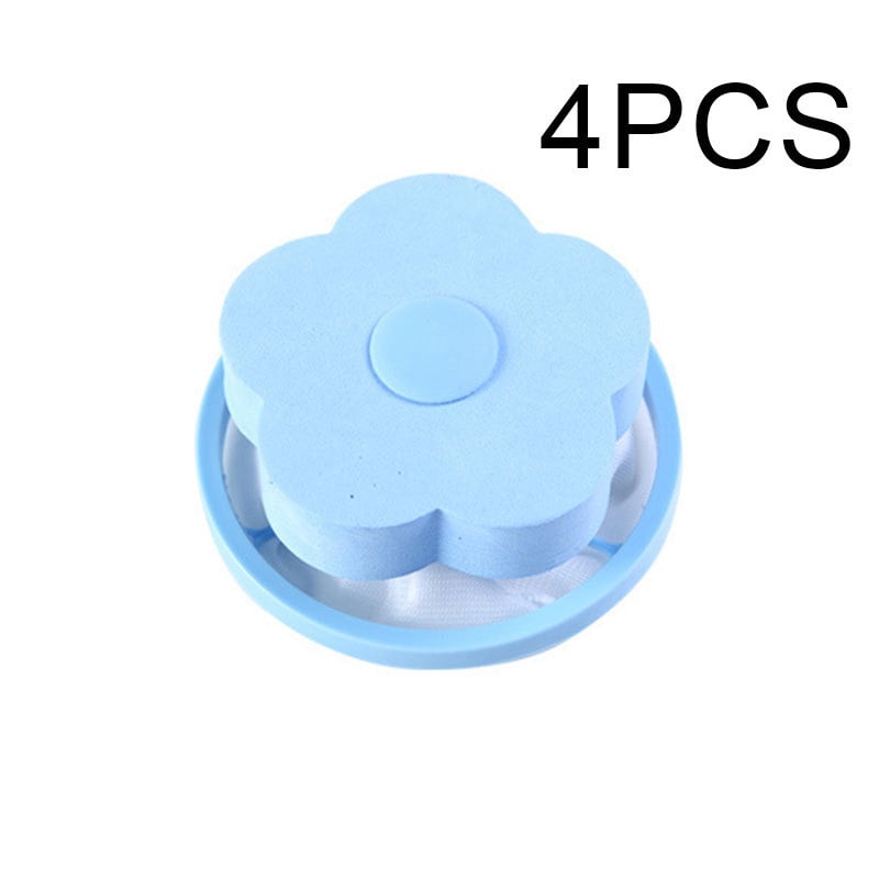 4 Pcs Floating Hair Filtering Mesh Removal Lint Catcher Prevent Washing