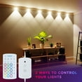 thumbnail image 4 of Enbrighten Spectrum Indoor 8ft LED Wall Lights RGBWIC Color Changing String Downlights, 4 of 9