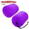 thumbnail image 4 of Uxcell 2-Pack Stuff Sack, 5 x 10 Pulgadas Bolsas de Almacenamiento Impermeables con Cierre de Cordón Ultraligeras para Mochilear [Púrpura], 4 of 7