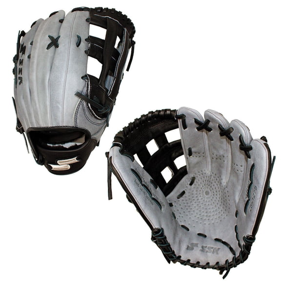 SSK Z5 Craftsman 12.75" Outfield Baseball Glove Z5-1275GRYBLK3