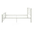 thumbnail image 4 of Metal Bed Frame with Vintage Headboard and Footboard, Unique Flower Heavy Duty and Quick Assembly, Sturdy Premium Steel Slat Support, No Box Spring Needed, 4 of 6