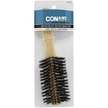 Conair Wood Brush With Mixed Boar Bristles 1 ea (Pack of 3)
