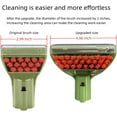thumbnail image 2 of Upgraded 5.3in 1400B Little Green Machine Multi-Purpose Tools Brush detachable Replacement Parts Compatible with bissell 4075 3194 3353 2458 3588F 1425 Tough Stain Brush Tool Attachments (Green 1+1), 2 of 2