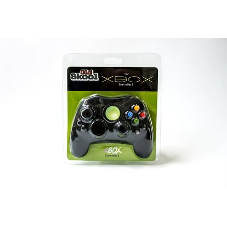 Old Skool Xbox Controller S-Type Wired Game Pad - (Best Xbox Game For 5 Year Old)