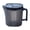 Black, variant on YFGEFTR Fridge Water Jug White, Large Capacity Plastic Pitcher with Scale, Home Iced Tea Dispenser, Graduated Lines, BPA Free