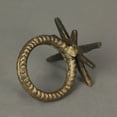 thumbnail image 6 of Zeckos Gold Cast Iron Starburst Napkin Rings Dining Decor Set of 6, 6 of 6