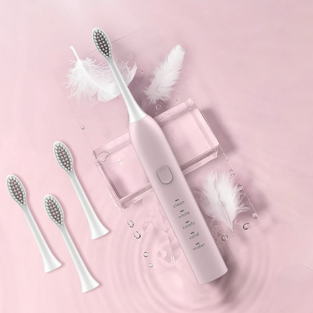 32000 Times/min High Frequency Toothbrush 3 Brush Heads Adults And Children 6 Modes Toothbrush