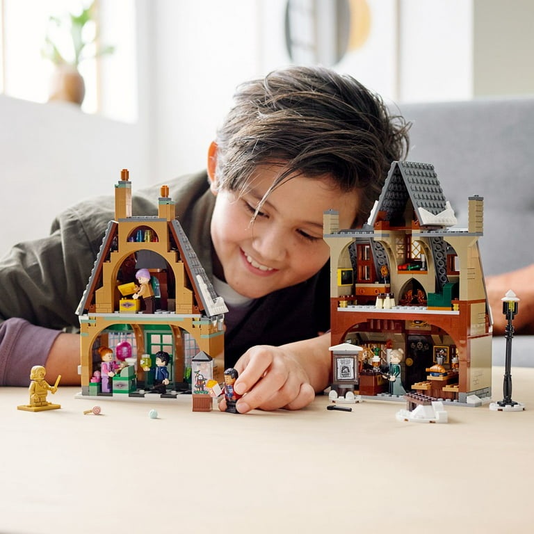 LEGO Harry Potter Hogsmeade Village Visit 76388 Building Toy for 8 Year  Olds, 20th Anniversary Set with Collectible Harry Potter Figures Including