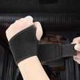 thumbnail image 3 of Muñequera , soporte de mano, correa ajustable transpirable elástica para baloncesto, entrenamiento físico, levantamiento de pesas shamjiam muñequera, 3 of 9