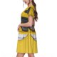 thumbnail image 2 of Balery Smiling With Sunglasses Vestidos sueltos de manga corta para mujer, vestidos de verano 2025, vestidos casuales de corte A con vuelo., 2 of 6