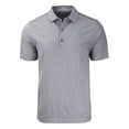thumbnail image 2 of Men's Cutter & Buck  Heather Black Southern University Jaguars Forge Eco Heathered Stripe Stretch Recycled Polo, 2 of 3