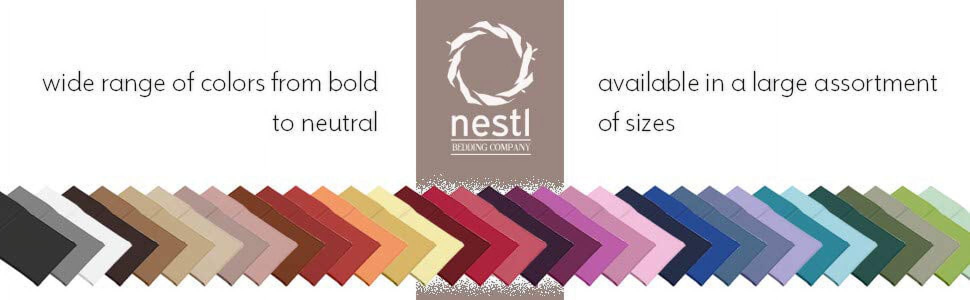 Nestl Bedding Premium 1800 Deep Pocket 4 Piece Bed Sheet Set - Hotel Luxury Double Brushed Microfiber Sheets - Wrinkle, Fade, Stain Resistant - Hypoallergenic, Full -Hunter Green