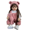 thumbnail image 1 of Muñeca Renacida BZDoll 55cm Bebé de Silicona con Peluche y Ropa de Tejido, 1 of 5