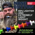 thumbnail image 6 of Bowmar Archery Nose Button Recurve Edition Light Weight - 2 Sizes Included, 6 of 7