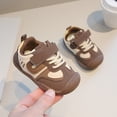 thumbnail image 3 of Toddler Wide Toe Box Shoes Kids Boys Girls Walking Barefoot Shoes Slip On Sneakers Non Slip Zero Drop Shoes Brown Size 9.5 Toddler, 3 of 8