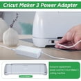 thumbnail image 2 of 24V Power Cord Replacement Compatible with Cricut Maker 3, 2.75A AC DC Power Cord for Die Cut Machines, Adapter Replacement Compatible with Cricut Maker 3, 2 of 7