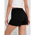 thumbnail image 3 of Womens Soft Pajama Shorts Drawstring Waistband Sleepwear Bottoms Sleep Shorts Lounge Plus Size S, 3 of 5