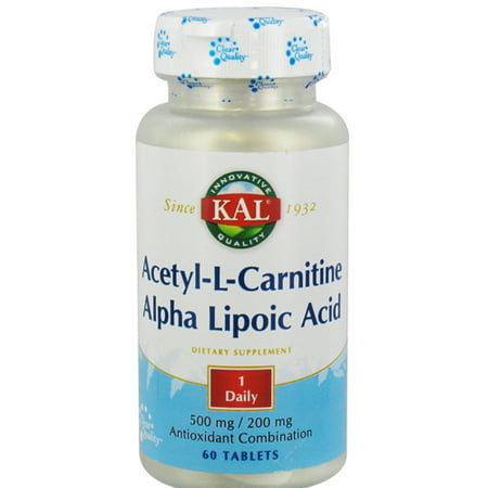 Kal acétyl-L-Carnitine et acide alpha-lipoïque - 60 comprimés