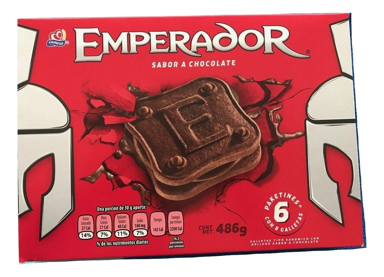 Gamesa Emperador Chocolate Sandwich Cookies